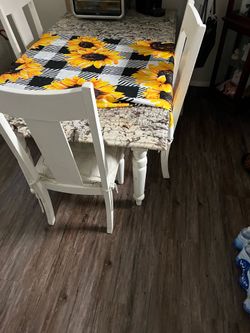 Real marble table