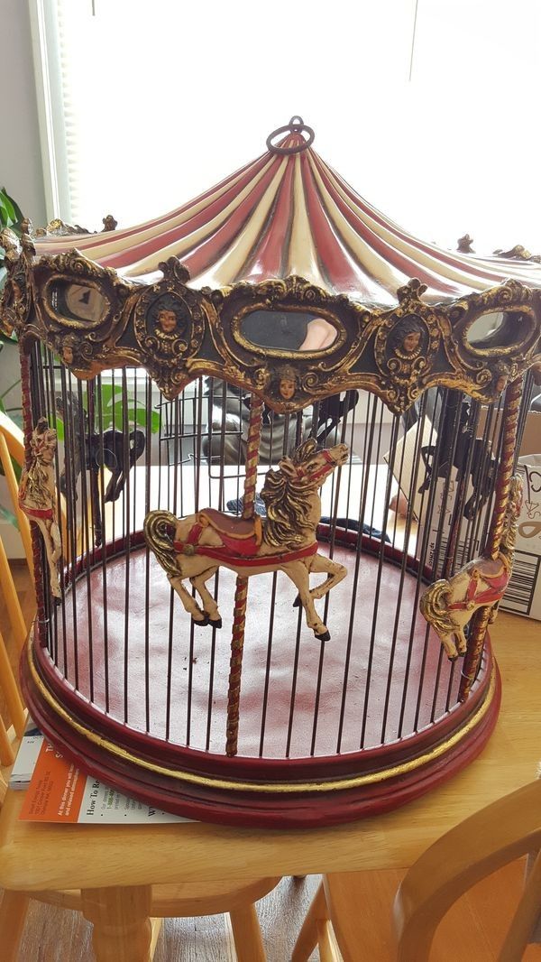 carousel bird cage