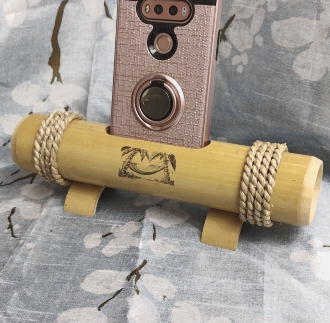 Bamboo Phone Holder