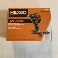 Ridgid Octane  R86039B 18v Impact Driver 6 Mode Impact Driver