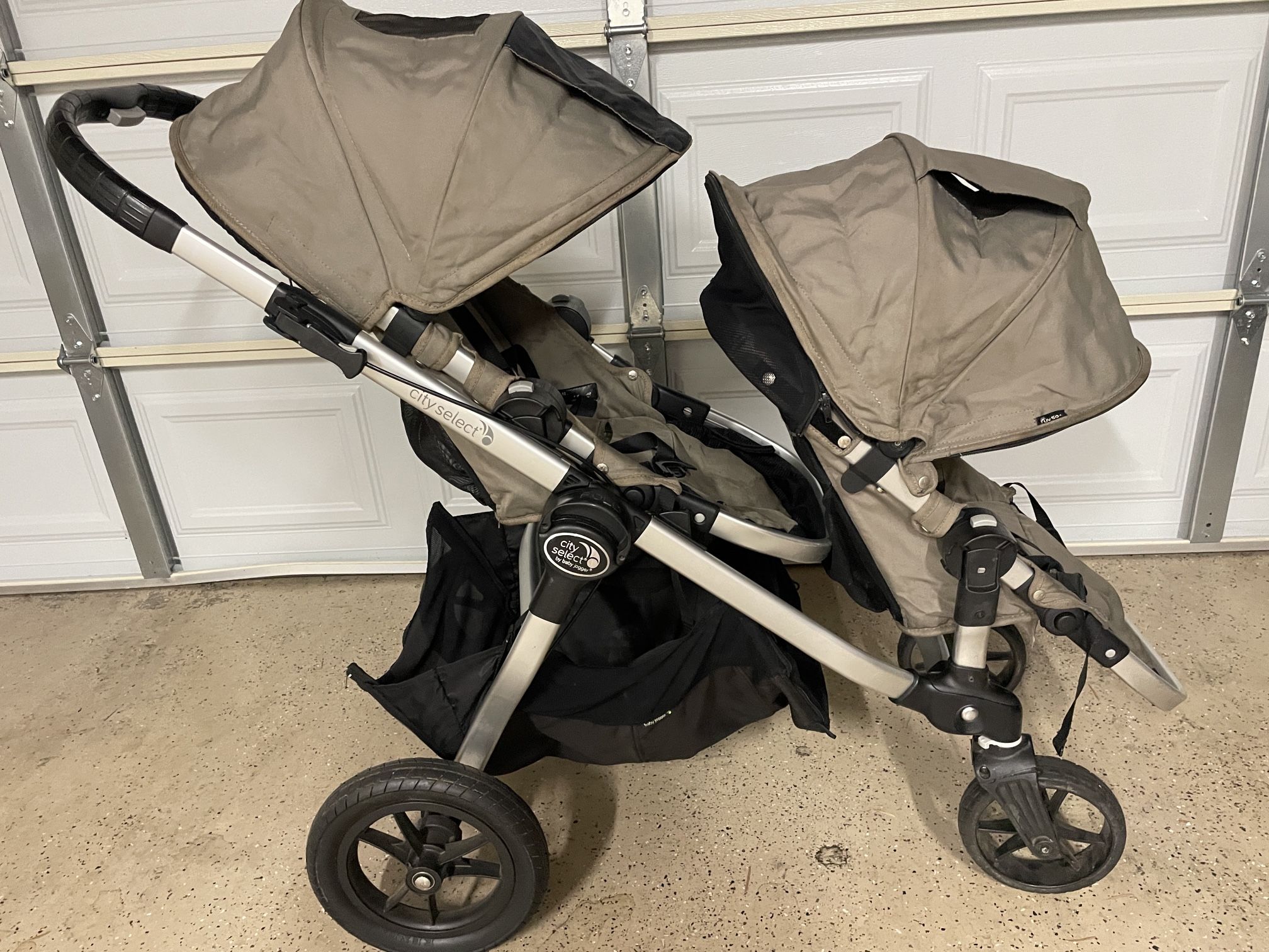 City Select double stroller $150
