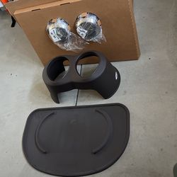 WeatherTech Double High Pet Feeding System - Elevated Dog/Cat Bowls 