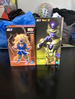 Dragon ball ichiban kuji ssj 3 goku and golden frieza