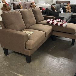 Brown Sofa chaise
