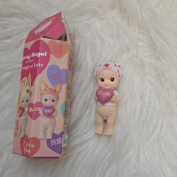 Sonny Angel message of love series Dalmatian red heart puppy toy decor 