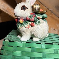 Fitz and Floyd Ceramic Bunnies