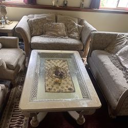 Living Room Set With Table 