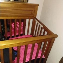 Baby Crib With Matress 
