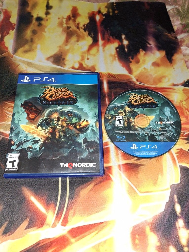 PS4 BATTLE CHASERS NIGHTWAR...VERY GOOD CONDITION...ADULT OWNED AND KEPT IN A SMOKE FREE HOME...$15 FIRM...