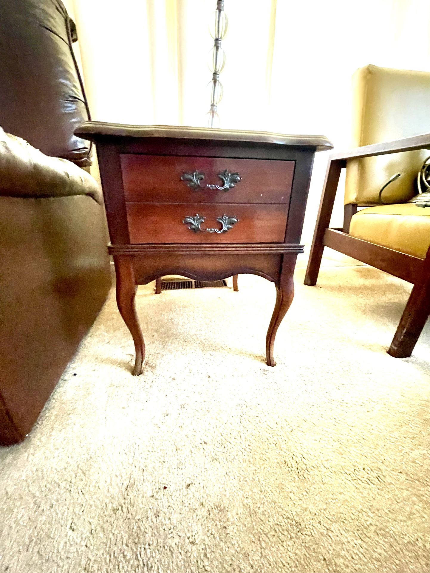Coffee table and end tables