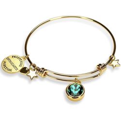 Brand new Miraclelove December Birthstone Charm Expandable Bangle Bracelets  