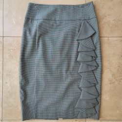 Express Ruffled Pencil Skirt Size 4