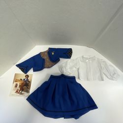 Vintage Pleasant Company American Girl Addy School Story Outfit Skirt Jacket Pin