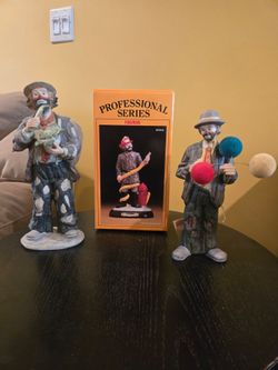 Emmett Kelly Jr. Professional series figurine.