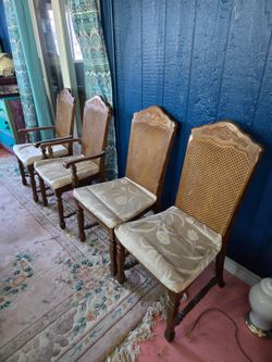 Wooden dining chairs