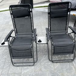 Two Zero Gravity Folding Chair