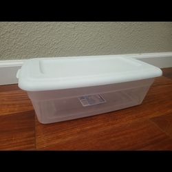 Plastic Shoe Box