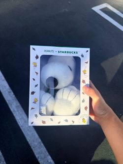 Peanuts x Starbucks Snoopy Plush Toy
