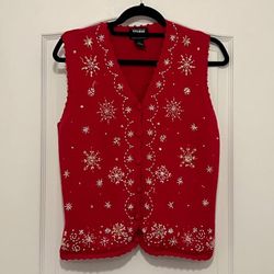 Women Vest - Red Color - Size M #217