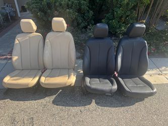 F30 2014 BMW 3 series front seats 2  beige  2 blk