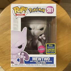 Funko Pop Mewtwo Flocked SDCC #581