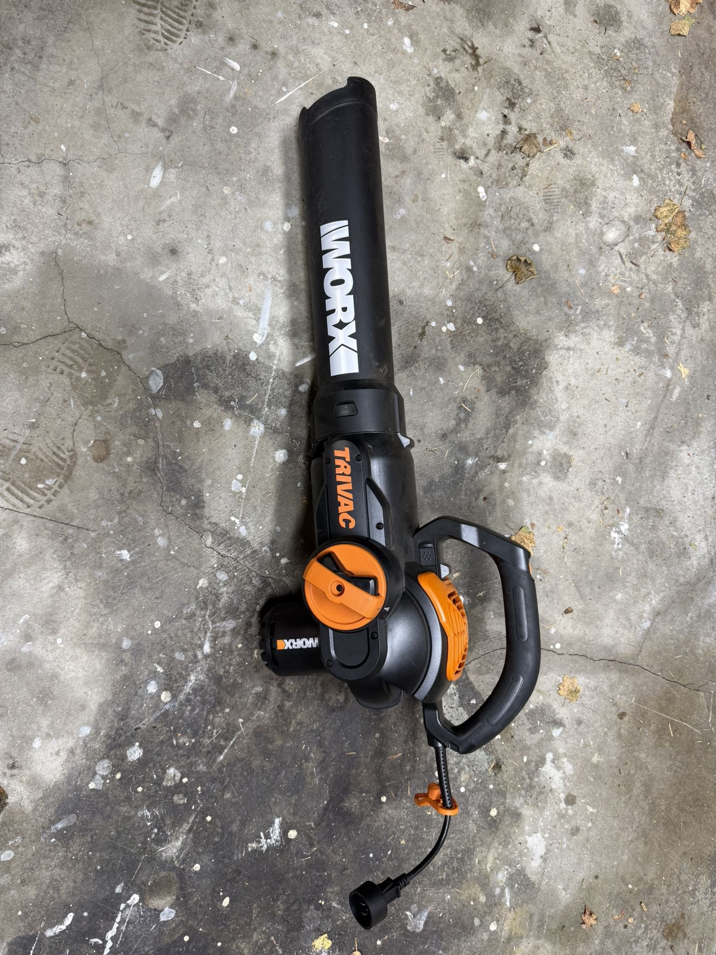 WORX WG512 12 Amp Trivac, 3 in 1 Electric Leaf Blower, Leaf Vacuum & Leaf Mulcher for Lawn Care