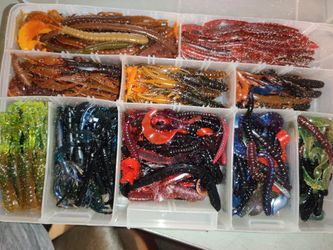 Bass Fishing Plastic Lures 