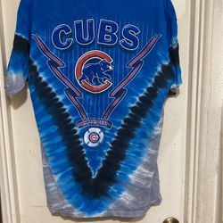 Chicago Cubs Baseball T-Shirt, XL/100% cotton