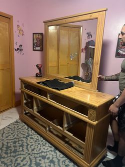 Dresser And Head Board Queen