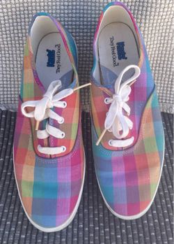 Keds Plaid Summer Shoes 8