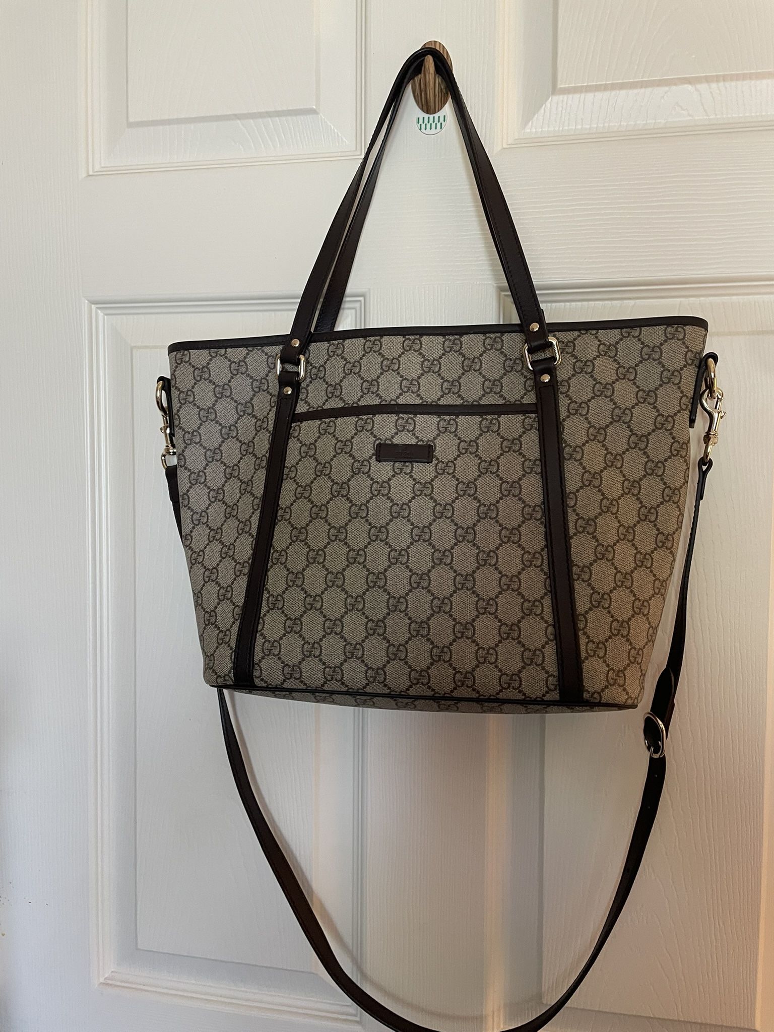 Gucci Handbag Leather/ Canvas Coated