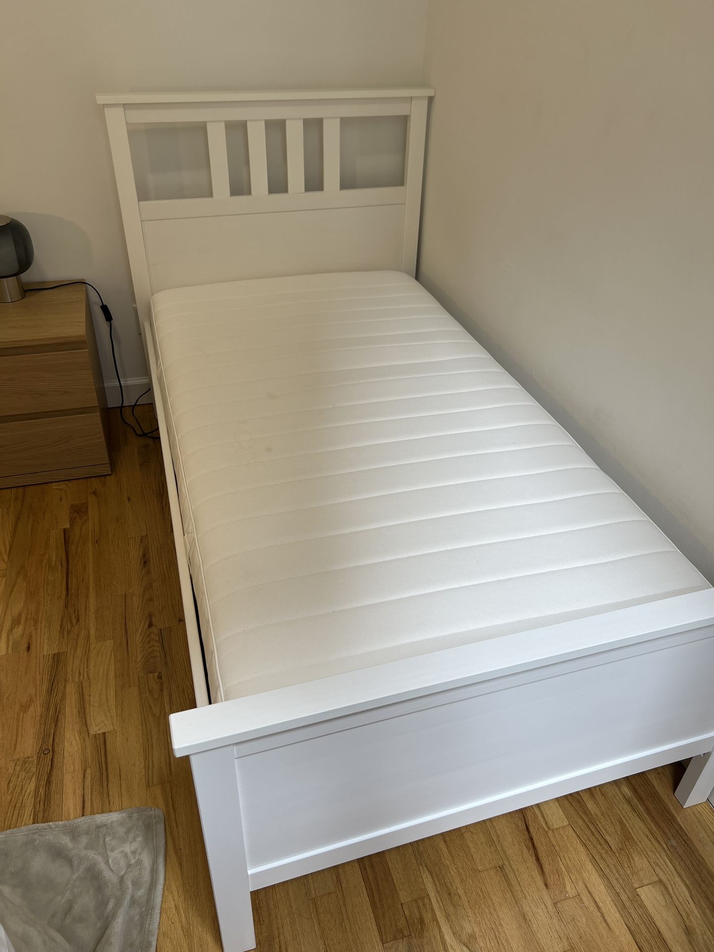 Twin Bed Frame and Mattress