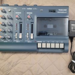 Tascam Ministudio Porta 02 MKII 4 Track Cassette Recorder / Power Tested