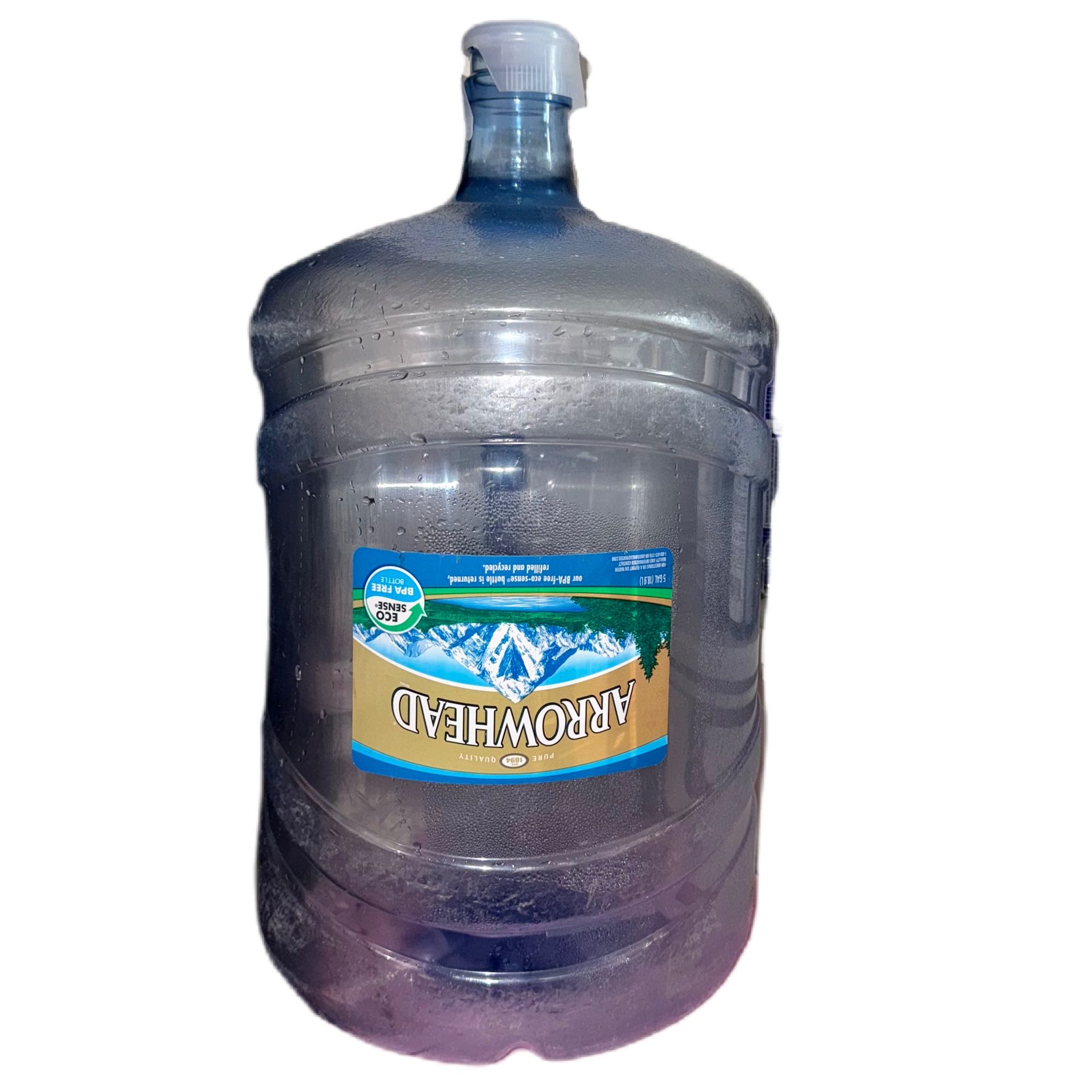 EMPTY 5 Gallon Water Jugs Bottles for Water Cooler w/ Caps & Handle