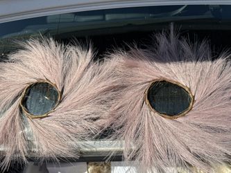 pink decor pampus