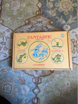 Rare Vintage wooden toy set