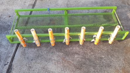 Luggage Fishing Rack fits on hitch