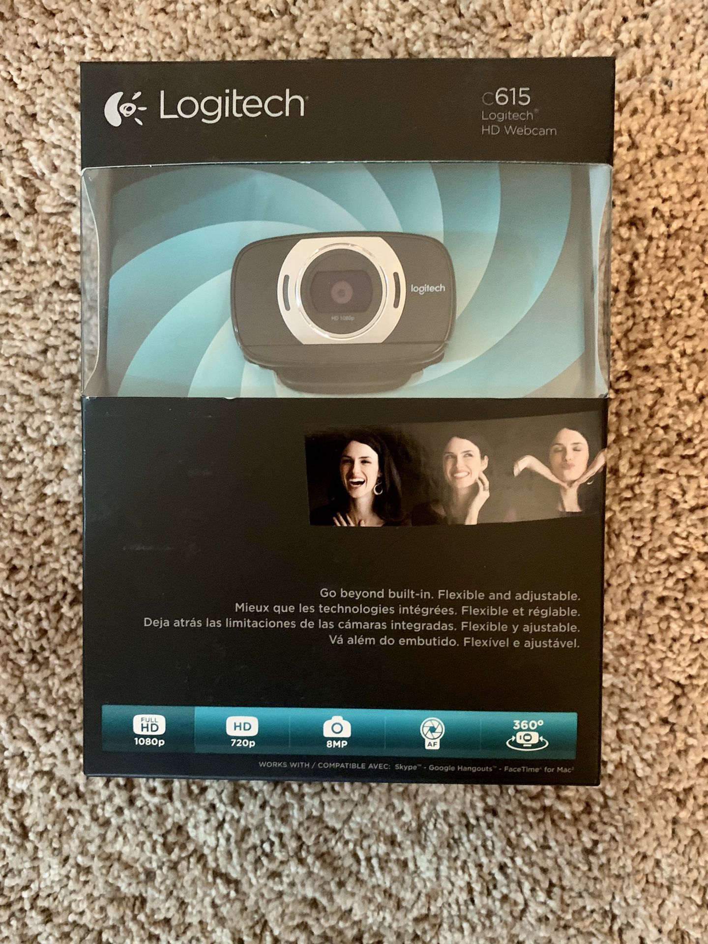 New Logitech c615 webcam