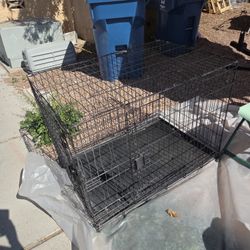 Large DOG CAGE USED AS IS
