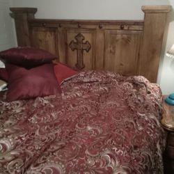 Bed frame an mattress