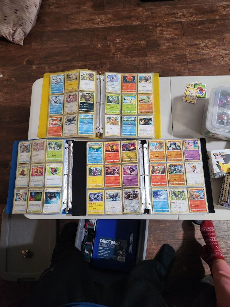 Binders Full Of Pokemon Cards