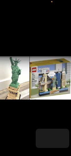 LEGO Architecture Statue of Liberty Model Building Set 21042  Creator 40519 New York Postcard 