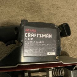 Vintage Sears Craftsman 1HP 3” belt sander) With Case