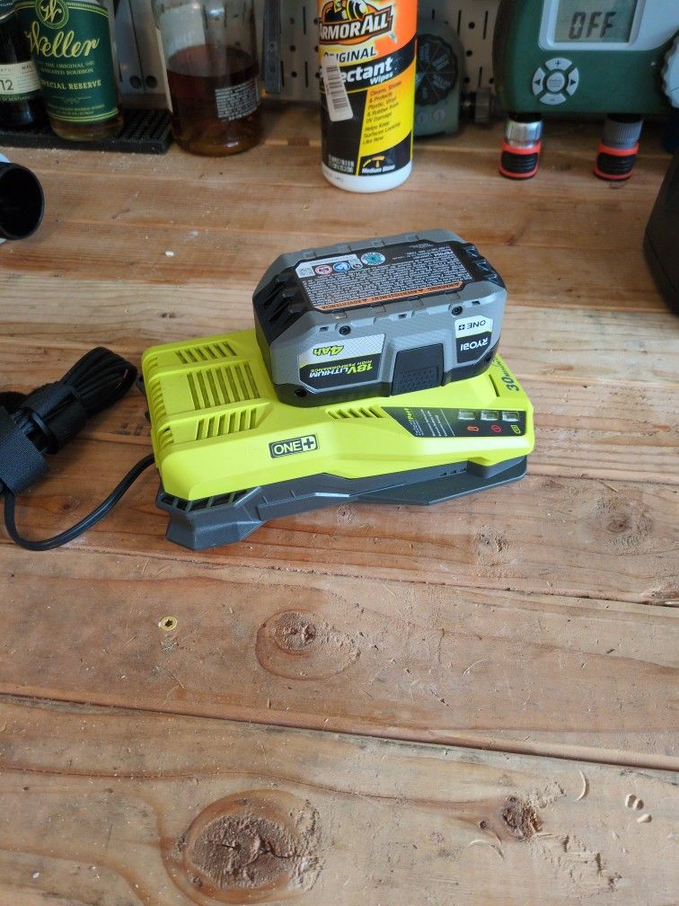 Ryobi One+ 4Ah Battery & Charger