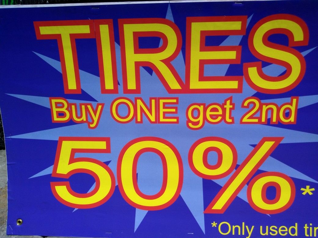 EL CAMINO TIRES Used tires Weekend special!!! Only 4 days!! EL CAMINO TIRES 2498 E. MAIN ST