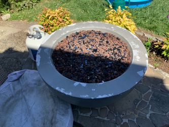 Gas fire pit from Costco
