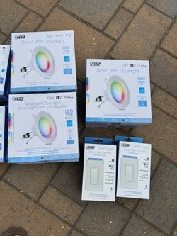 Smart WiFi bulbs and switches