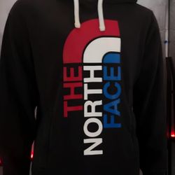 The North Face Hoodie Men’s Medium Black Oversized Graphic