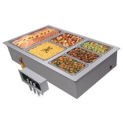 NEW Hatco HWBI-S2D Drop-In Hot Food Well 2 Full Size Pan Capacity 208V #4055