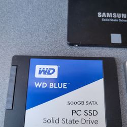 Drive: 500GB 2.5 SSD Solid state Drive.